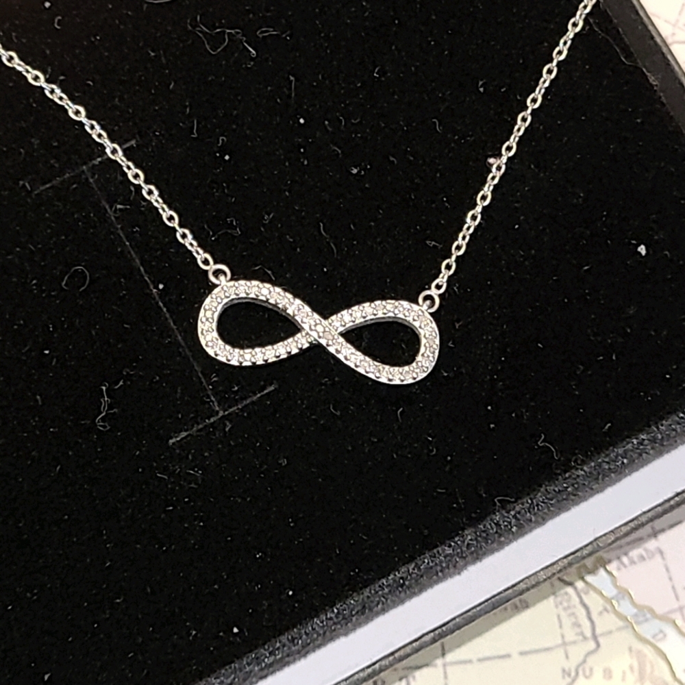 Diamond Infinity Necklace